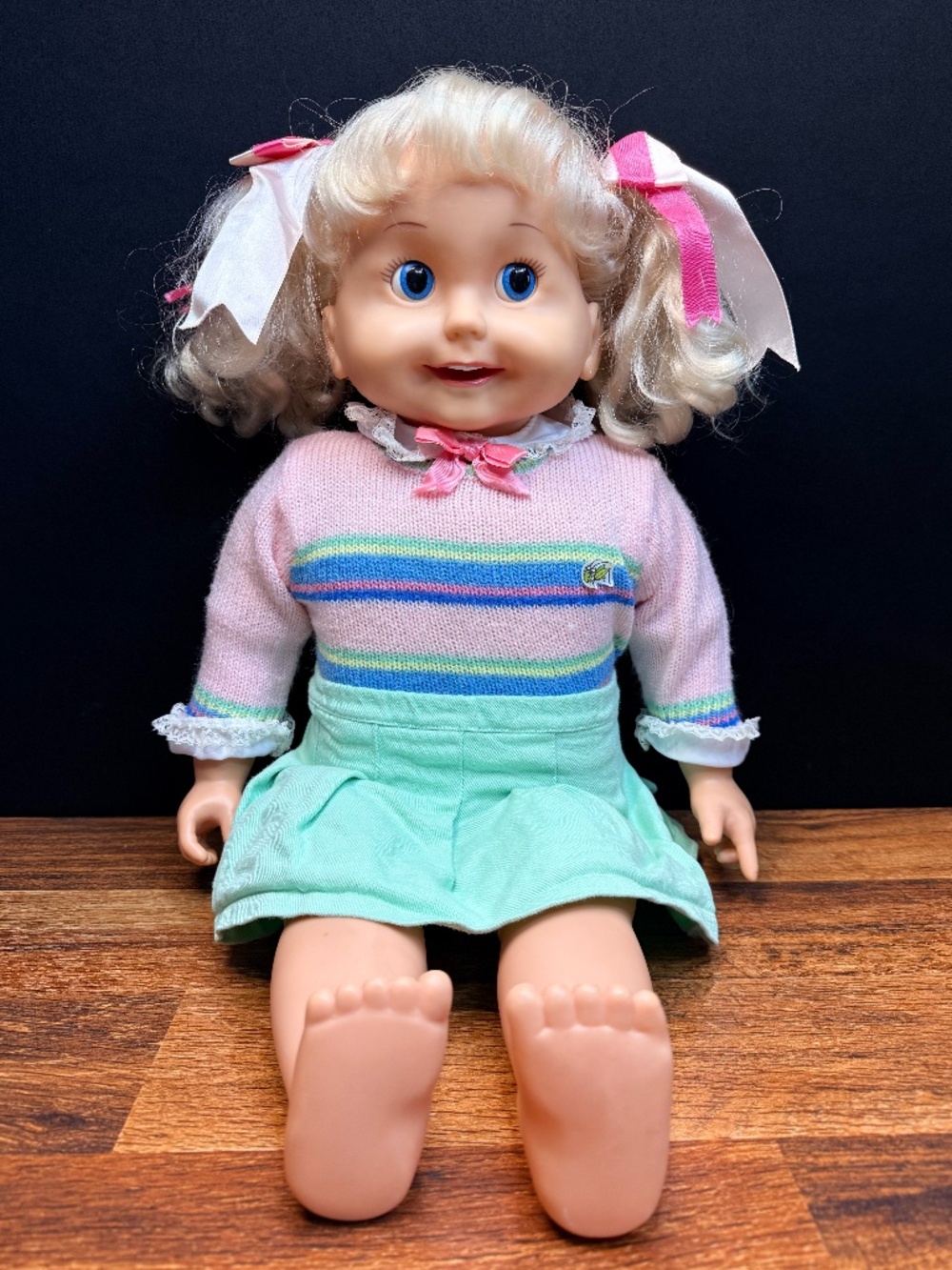 1986 PLAYMATES TOYS INC. Cricket Doll with Clothes